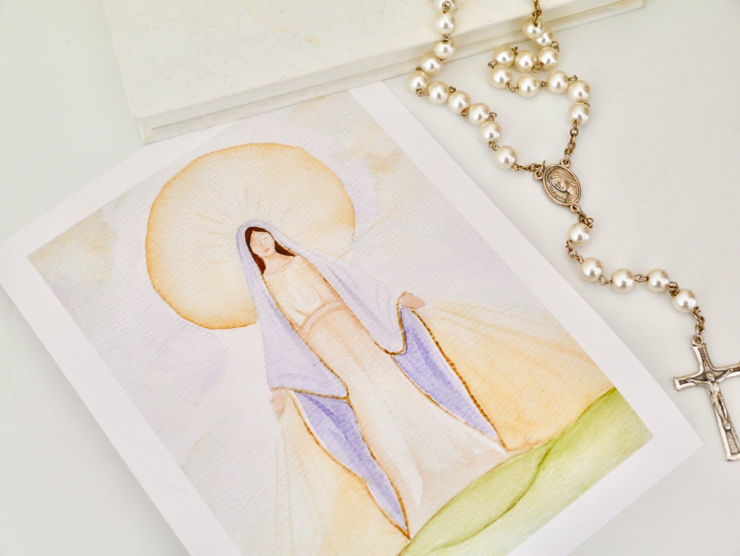 Our Lady of Grace Watercolor Print